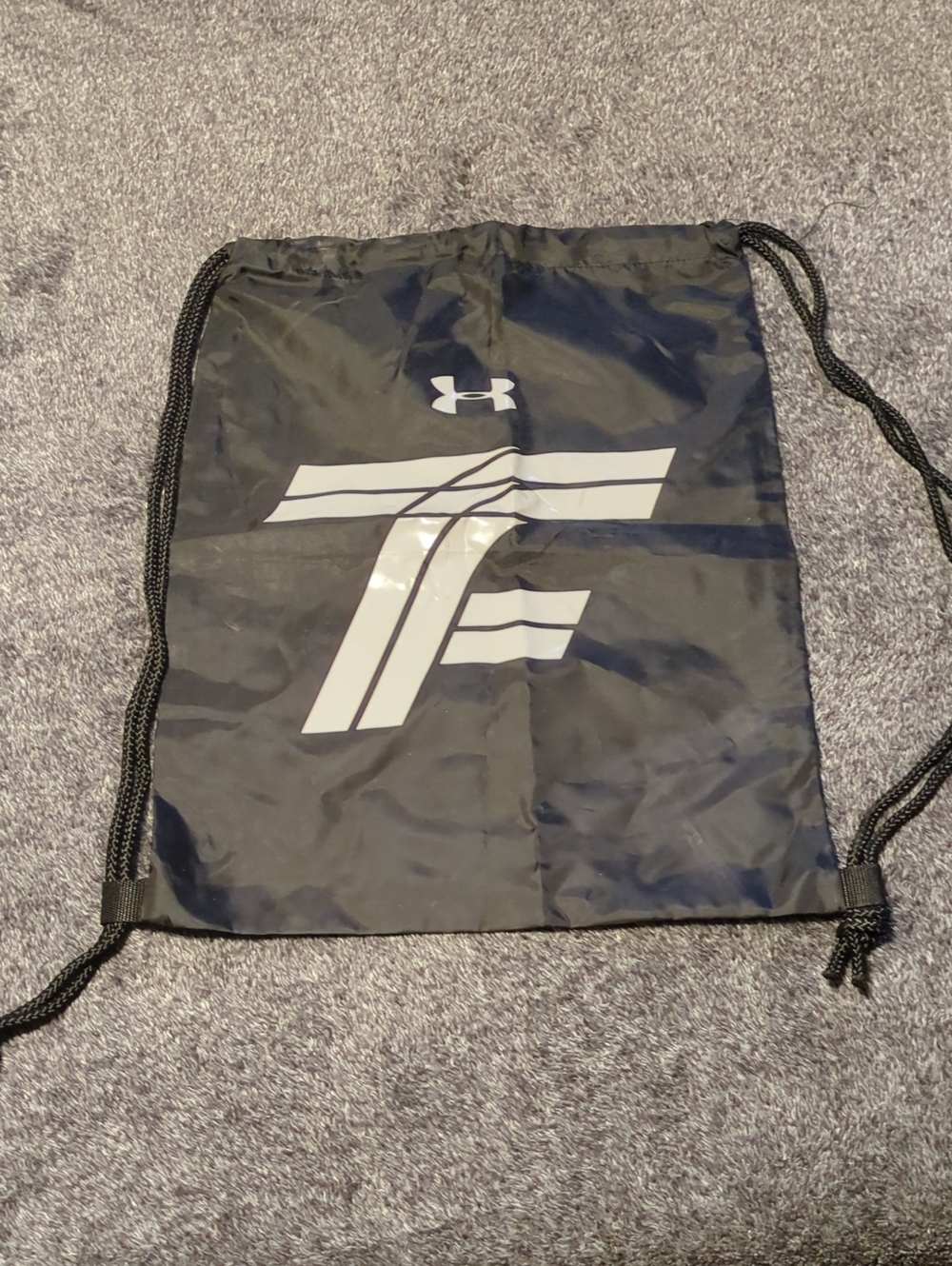 Under Armour Black Drawstring Track And Field Bag